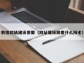 泗阳教程网站建设需要（网站建设需要什么技术）
